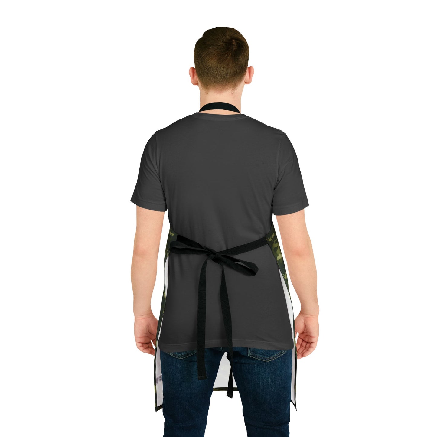 HubCityQues Camouflage Cooking Apron with 5-Color Straps